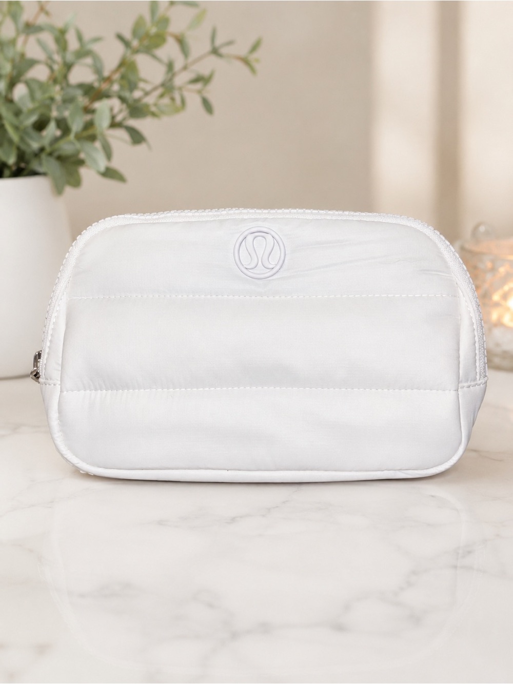Lululemon Everywhere Belt Bag Wunder Puff White Quilted 1L NWT